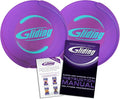 Gliding Discs for Working Out - Exercise Sliders for Carpet & Hardwood Floors 1 Pair, Authentic Workout Sliders Disc for Full Body Resistance Workout, Includes 4 Streaming Video Workouts