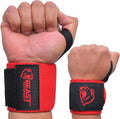 Beast Power Gear Wrist Wraps for Weightlifting 18” Premium Quality Wrist Support for Bodybuilding Heavy Duty Thumb Loop Powerlifting, Strength Training for Men and Women