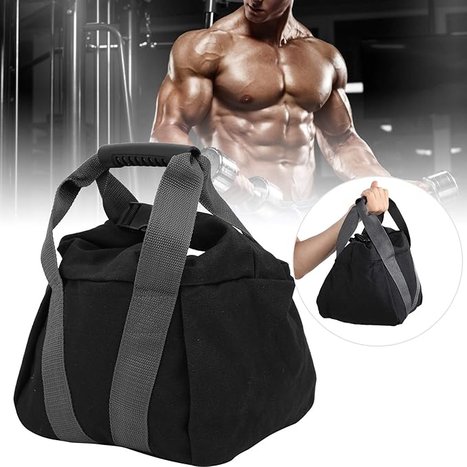 Topyond Weightlifting Sandbag Fitness Equipment Reinforced Webbing Workout Yoga Sandbag Comfortable Handle for Home Gym and Travel