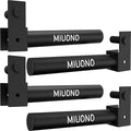 Weight Plate Holder, Weight Rack Storage for 2x2 Power Rack Attachments with 1-inch Hole, 11" Extended Bar for Olympic Weight Plates (4 Pack)