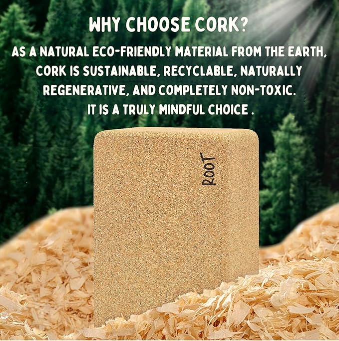 Ultimate Eco-Friendly Yoga Blocks | Premium Portuguese Cork Bricks | Set of One or Two Cork Yoga Blocks | 2 pack or Single Block | High Density, Non-Slip, Natural Material | Great for Travel | Moisture-Proof | Better Support, Balance & Comfort | Ideal ...