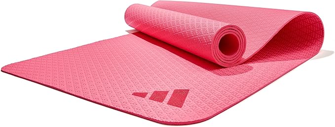 adidas Yoga Mat - Eco Friendly - Non Slip, Durable Textured Surface