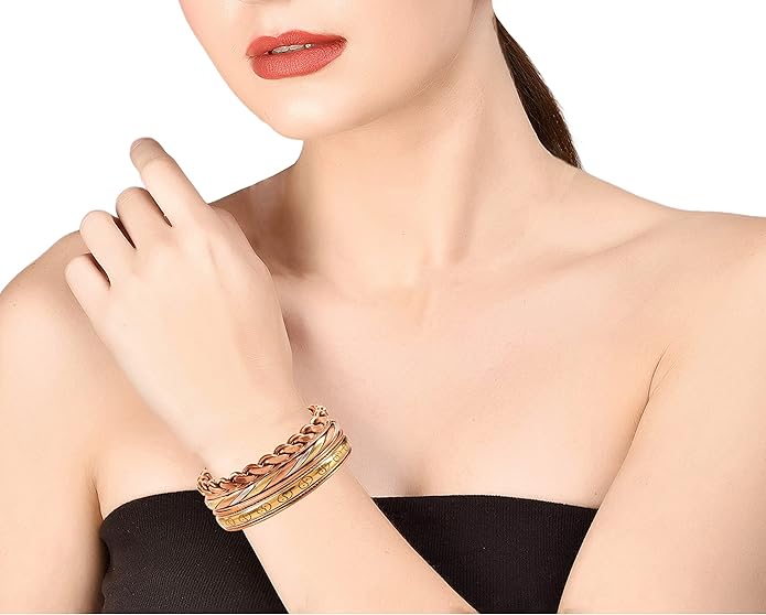 Touchstone copper bracelets | gift for men women |adjustable 100% pure solid real magnetic jewelry | handmade bracelet set combo | rope braided tibetan bangles.