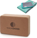 Cork Yoga Blocks + Yoga Towels Bundle - 2 Natural Cork Yoga Blocks & 2 Super-Absorbent Non-Slip Towels - Eco-Friendly, Durable & Supportive Set for Hot Yoga, Pilates, Meditation & Home Workouts