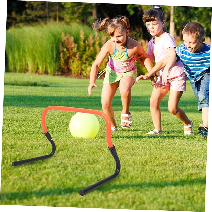 Kisangel Agility Training Hurdles Speed Hurdles for Soccer and Football Drills and Lightweight for Outdoor Practice and Core Strength Exercises