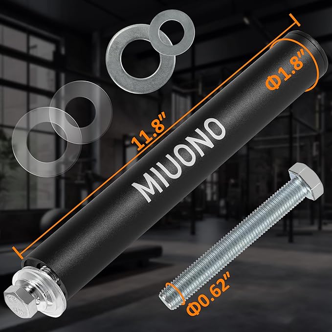 Weight Plate Holder, Power Rack Attachments for Olympic 2-Inch Weight Plate Storage, Fits 2x2, 2x3, 3x3 Power Cages with 1" or 5/8" Holes