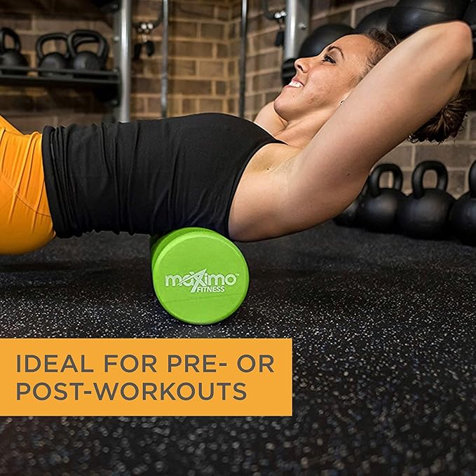 Maximo Fitness Foam Roller - High Density Exercise Roller for Trigger Point Self Massage, Muscle and Back Roller for Fitness, Physical Therapy, Yoga and Pilates, Gym Equipment