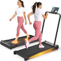ANCHEER Walking Pad Treadmill with Foot Massage/Vibration Massage, Versatile Walking Pad with Incline and Handle Bar, 3.5HP Foldable Treadmill for Home/Office/Apartment