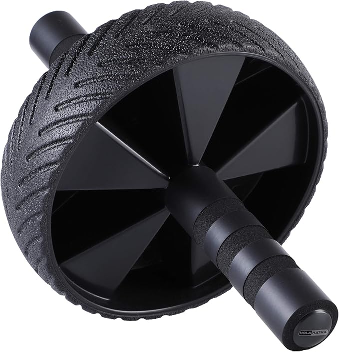 HolaHatha Ab Roller Wheel, Fitness Roller with Handles for Core Building, Workout Equipment for Toning and Abdominal Strengthening