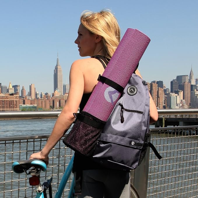 AURORAE Yoga Mat/Gym/Picklleball Cross-body Travel Sling Back Pack. Mat sold separately.