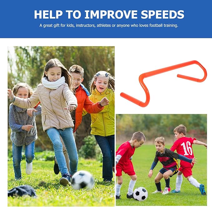 Zerodeko Training Hurdle Agility Speed Hurdles for Football Soccer Basketball Outdoor Indoor Sports Equipment for Skill and Coordination Development
