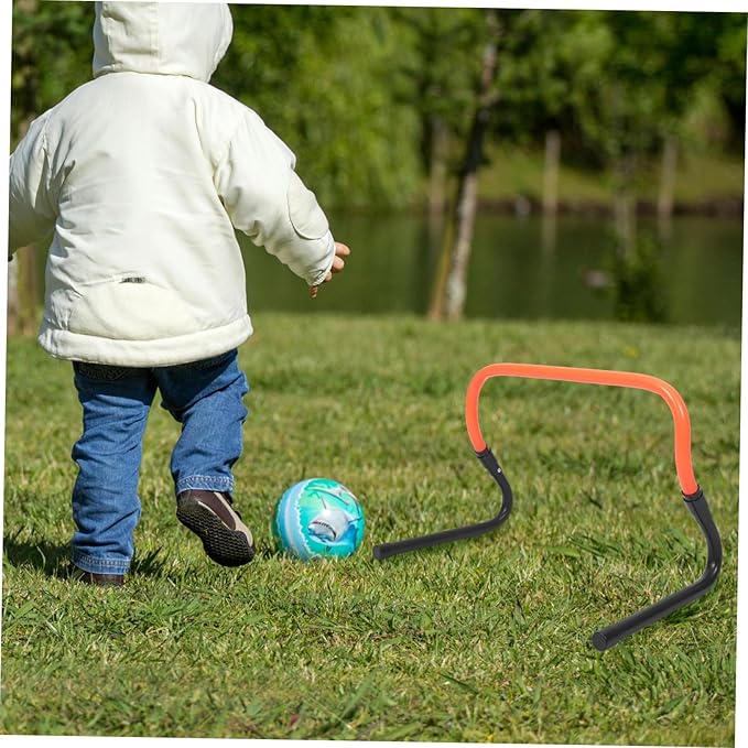 Height Football Hurdles Wear Resistant Agility Training Equipment for Soccer Drills and Speed Training Convenient and Durable Design