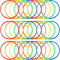 Deekin 40 Pcs Agility Rings Speed and Agility Training Rings Exercise Speed Circle Jumping Hoops for Training Toss Equipment, 15"