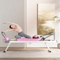 Portable Pilates Reformer, Pilates Machine for Home Workout, Up to 330LBS, Foldable Pilates Core Bed with High Strength Alloy Springs for Beginners
