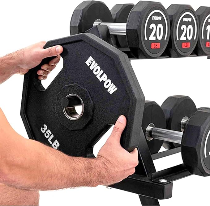3 Tier Multifunctional Dumbbells Weights Barbells Rack, 1100 lbs Weight Capacity (Rack Only)