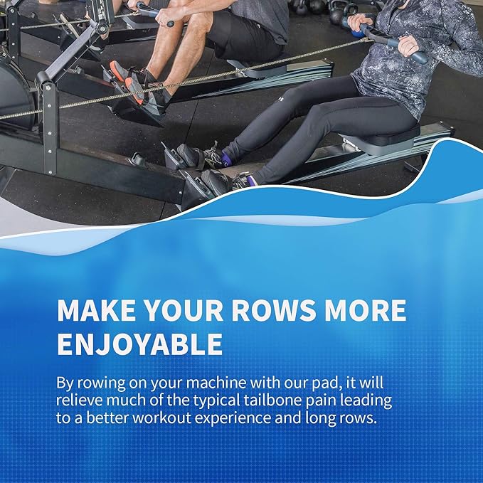 Hornet Watersports Memory Foam Cushion Made for Concept 2 Rowing Machine