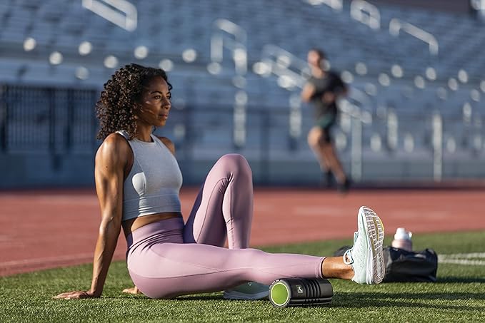 TRIGGERPOINT Performance Therapy Grid Travel Foam Roller for Exercise, Deep Tissue Massage and Muscle Recovery (10-Inch)