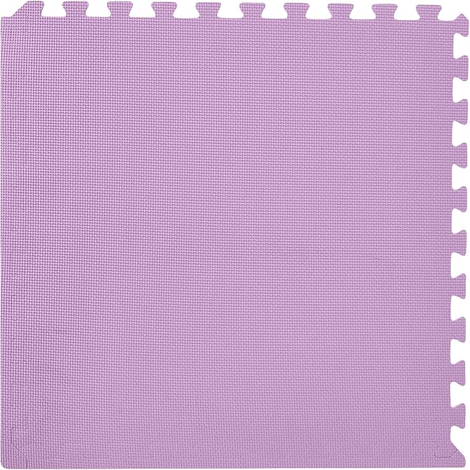 We Sell Mats 3/8" Thick Multipurpose EVA Foam Exercise Floor Mat, Interlocking Tiles, Anti-Fatigue for Home or Gym