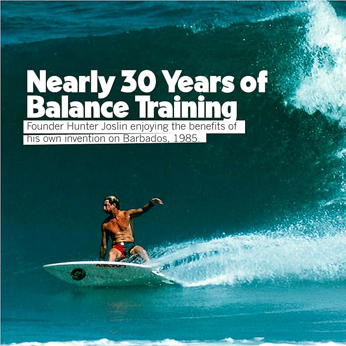 The Original Indo Board - Balance Board Trainer for Core Strength, Stability & Athletic Performance - Surfing, Skateboarding, Snowboarding, Yoga, Physical Therapy & More. Includes Board and Cushion - ROLLER NOT INCLUDED.