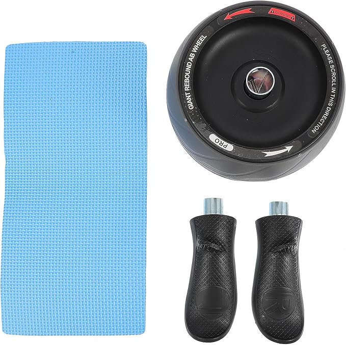 Milisten Automatic Return Ab Roller Wheel for Home Gym Men Women Core Strength Training Abdominal Workout Equipment