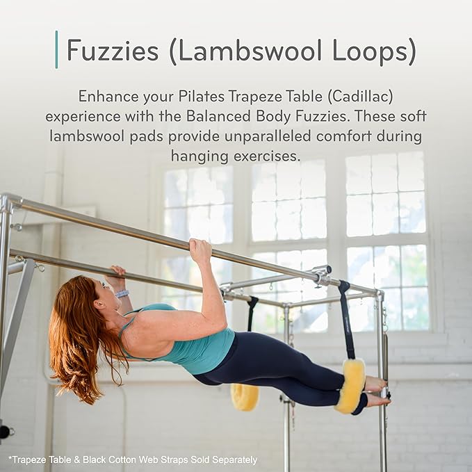 Balanced Body Fuzzies, Trapeze Table Loops, Pilates Gym Equipment and Exercise Equipment for Home Gym or Pilates Studio