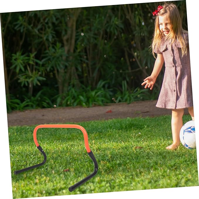BESPORTBLE Adjustable Speed Hurdles Set for Football Training 2-Stage Height Mini Agility Hurdles
