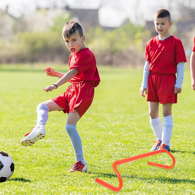 Agility Training Hurdles for Football Soccer Speed and Coordination Improvement Portable Hurdle for Outdoor Indoor Sports Practice and Flexibility Exercises