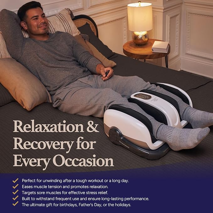 Cloud Massage Shiatsu Foot Massager with Heat – Deep Kneading for Pain Relief – Perfect for Father’s Day, Circulation & Relaxation – Ideal for Plantar Fasciitis, Neuropathy & Arthritis