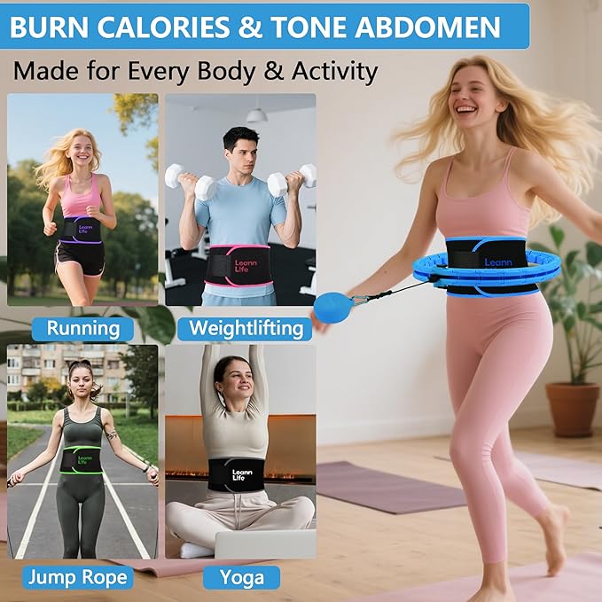 Waist Trimmer Belt – One Size 52″ Fits All Women & Men, Premium Neoprene Sweat Waist Trainer for Workout & Fitness