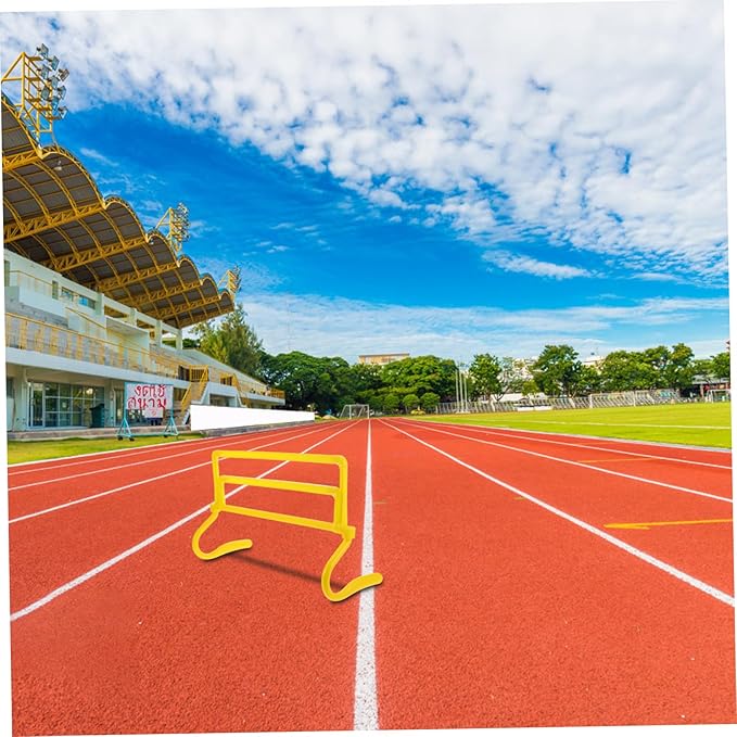 Toyvian Adjustable Height Agility Hurdles Detachable Soccer Training Equipment for Speed and Agility for Athletes for Football and Basketball Training