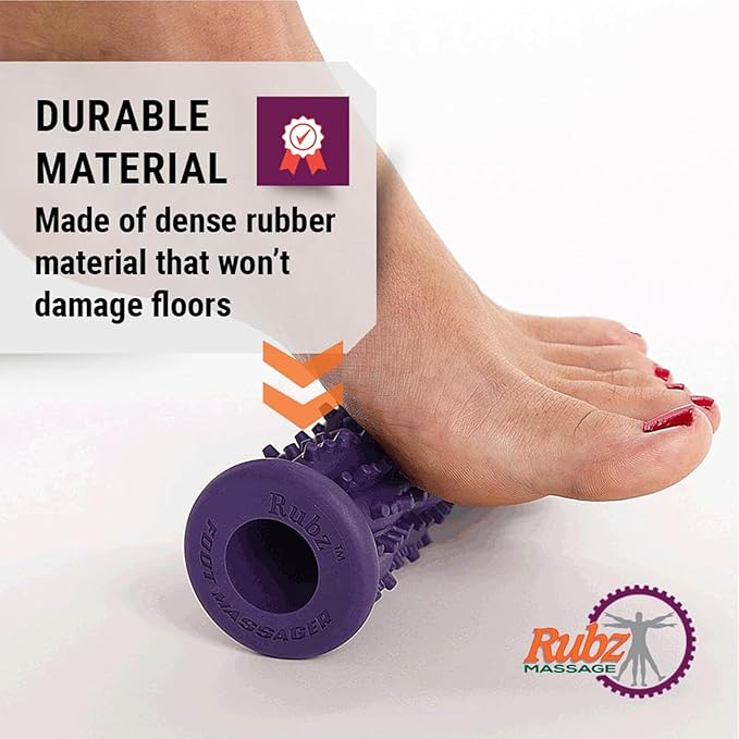 Due North Foot Rubz Combo Pack, Original Foot Rubz & Foot Massage Roller, 0.6 lb., multi colored, 2 piece set, (DNFCP3