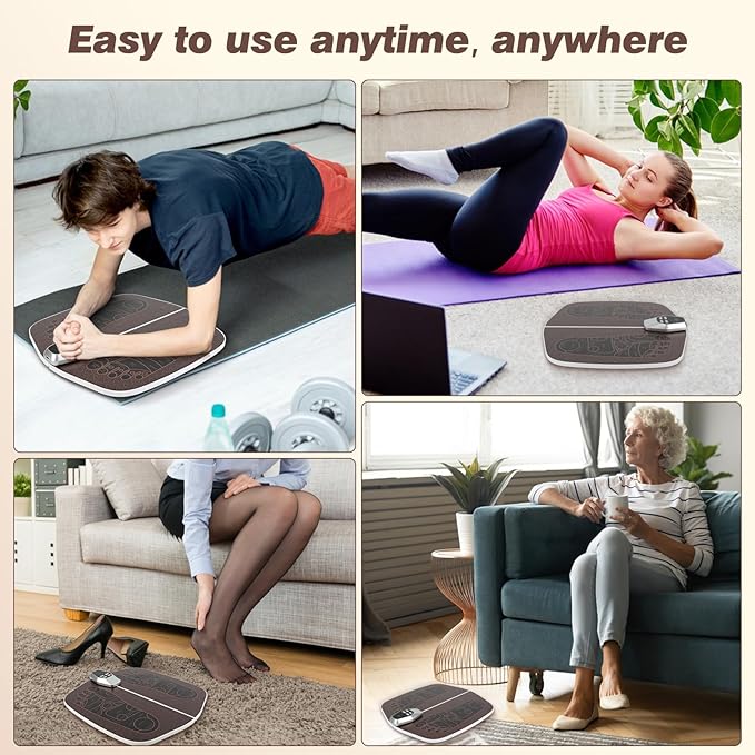 Transcutaneous Electrical Nerve Stimulator for Pain Relief, EMS Foot Stimulator for Increase Blood Flow Circulation,Temporarily Reduce Lower Extremity Pain.Gifts for Friends and Parents.