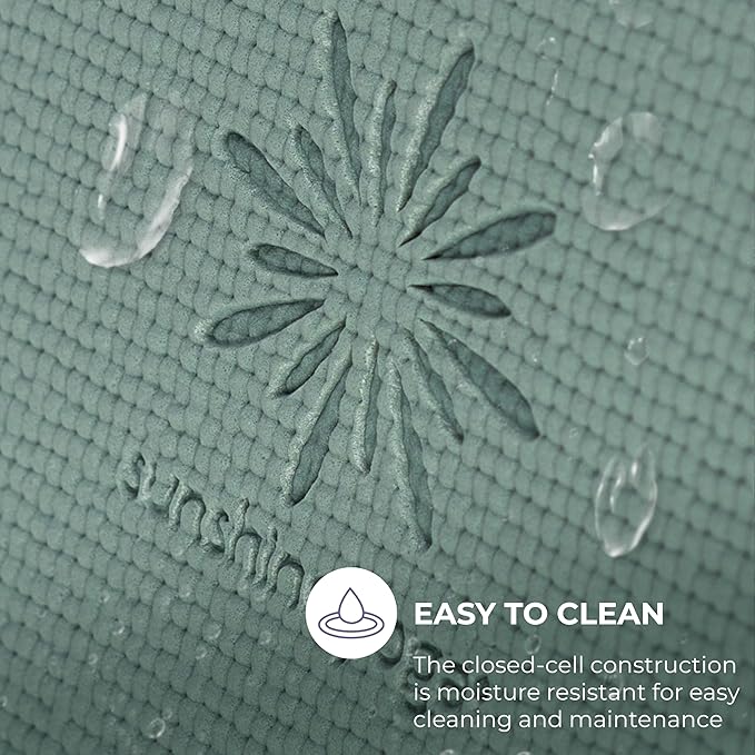 Ascend Yoga Mat - Premium 6mm Thick, 72" x 24", Solid or Reversible Print, Non Slip, Tear Resistant, Workout Mats for Pilates, Home, Studio, Fitness, Gym, Training, Floor Stretching