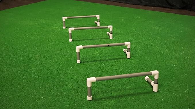 Prism Fitness Fixed Height Smart Hurdles, Set of 6