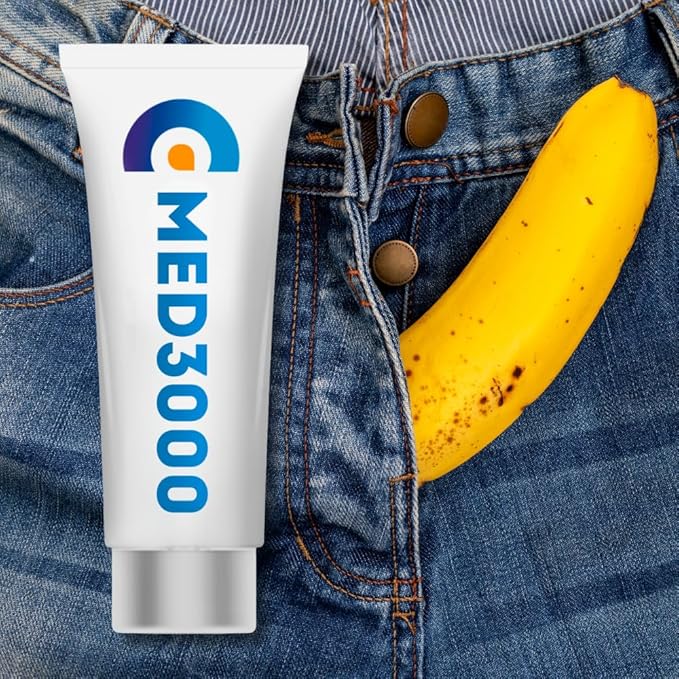 Erectile Dysfunction Supplements Cream - ED Cream for Men to Get Hard Fast Acting, 1.75 Fl Oz (MED3000)