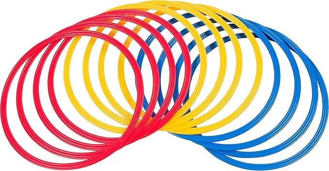 Speed & Agility Training Rings - Set of 12 by Trademark Innovations