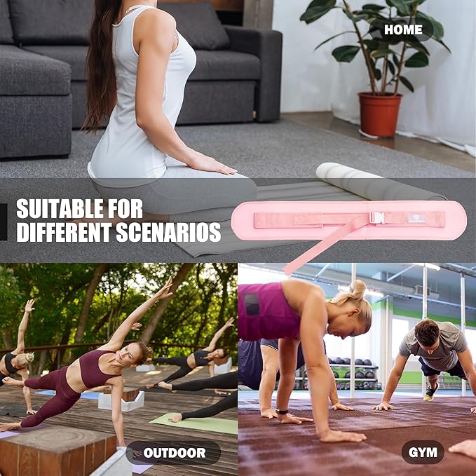 Hip Thrust Belt, Fully Upgraded Hip Thrust Belt for Dumbbells, More Comfortable Hip Thrust Belt, Home Gym Hip Thrust Belt with Wider and Longer Anti-Slip Pads.