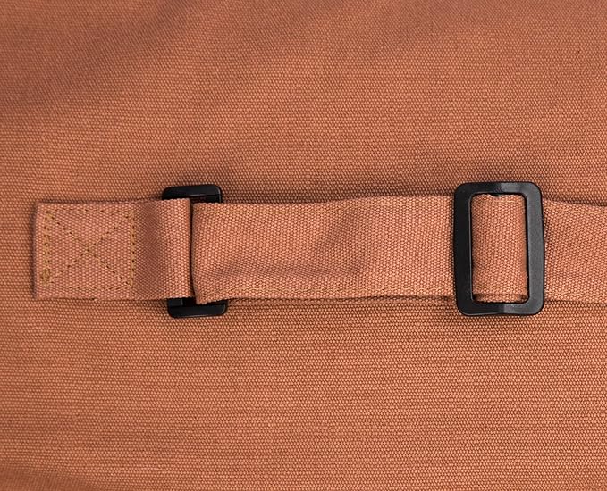 Cotton yoga mat bag with Pockets and Adjustable Strap - Full Zip Cargo Yoga Mat Carrier Bag - Bag for 1/4" 1/3" Thick Yoga Mat