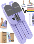 Portable Pilates Reformer Board for Home Workouts – Smooth, Full-Body Pilates Training with Resistance Bands, Door Anchors & Workout Guide