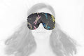 Handmade Weighted Sleep Eye Mask Yoga Pillow - Flax Seed Fill - Unscented - Dragonfly Nite - TEMF-DF