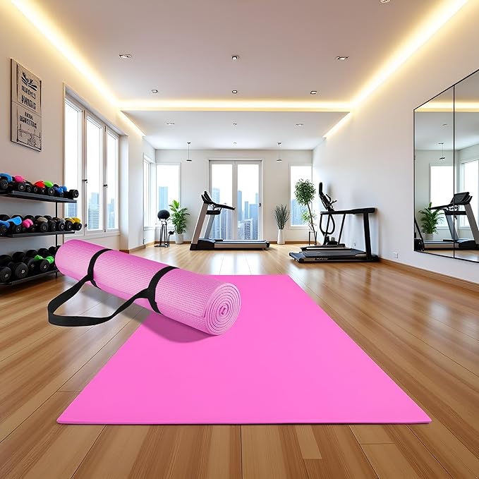 2Pcs Yoga Mat Straps For Carrying - Yoga Mat Elastic Straps, Adjustable Yoga Carrying Strap Holder Straps, Exercise Mat Carrier Strap, Weight Loss Fitness Binding Rope, Fitness Accessories