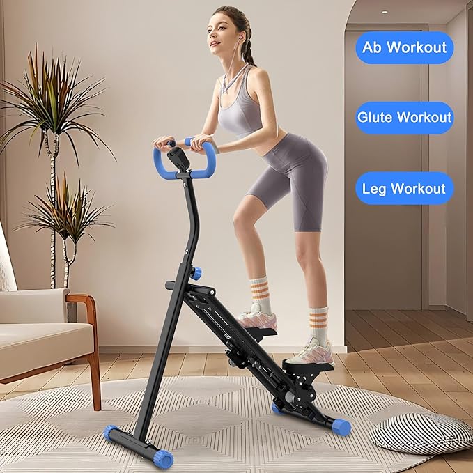 Stair Stepper for Home-Upgrade Vertical Climber Workout Machine for Full-Body Exercise Climber Fitness Equipment with Stable Frame Adjustable Handlebar