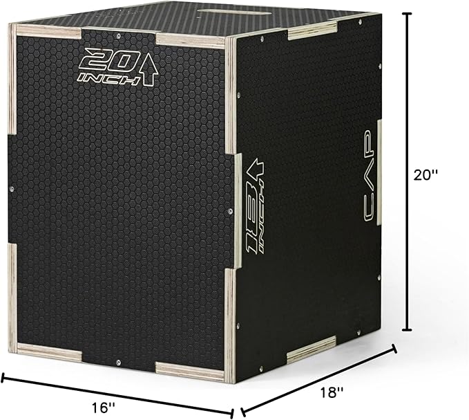 CAP Barbell 3-in-1 Plyometric Box | Multiple Styles and Sizes
