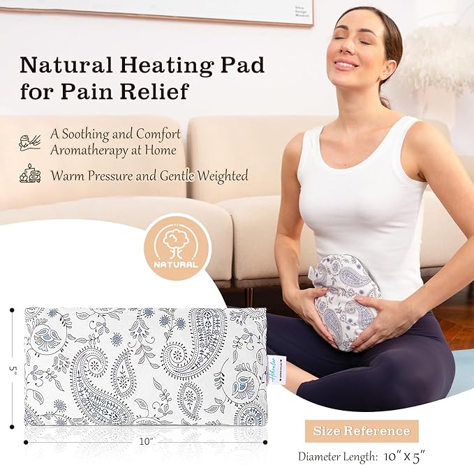 Hihealer Heating pad Microwavable and Eye Pillow