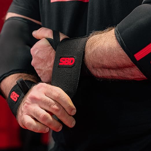 SBD Flexible Wrist Wraps – Supportive Wraps for Lifting, Powerlifting & Strength Training – IPF Approved, Made in Great Britain