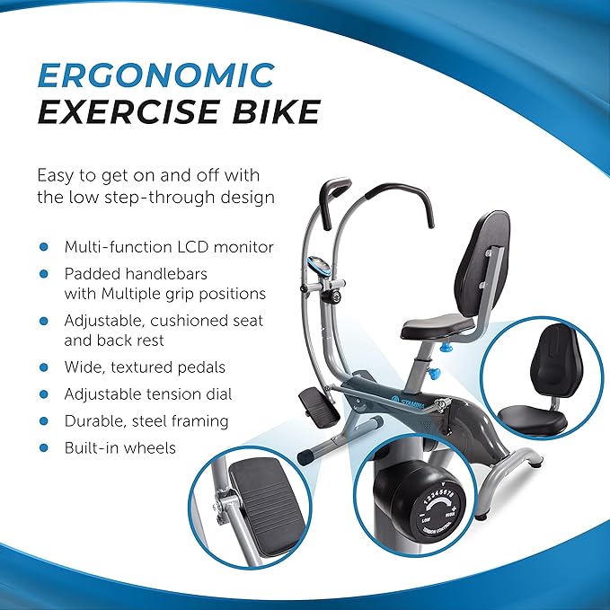 Stamina Products Folding Stepper with Monitor