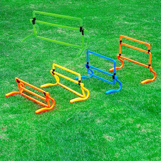 BESPORTBLE Removable Training Hurdles, Agility Ladder Speed Training Equipment, Soccer Training Agility Hurdles(Yellow)