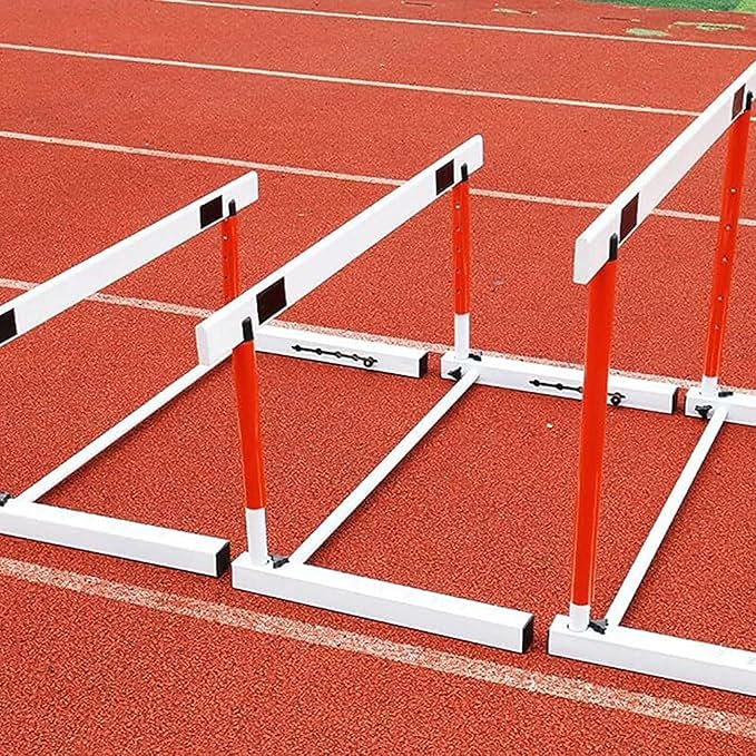 Athletics Hurdles, Height Adjustable Sports Training Hurdle Professional Athlete/Coach Practice Speed Hurdles (75cm)
