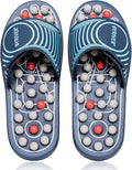 BYRIVER Acupressure Foot Massage Slippers Shoes Sandals, Reflexology Massager Tools, Relieve Back Tension Pressure Arthritis Pain, Present Gifts for Dad Mom(05L)