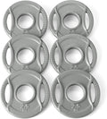 Amazon Basics 2-Inch Olympic Cast Iron Grip Weight Plates